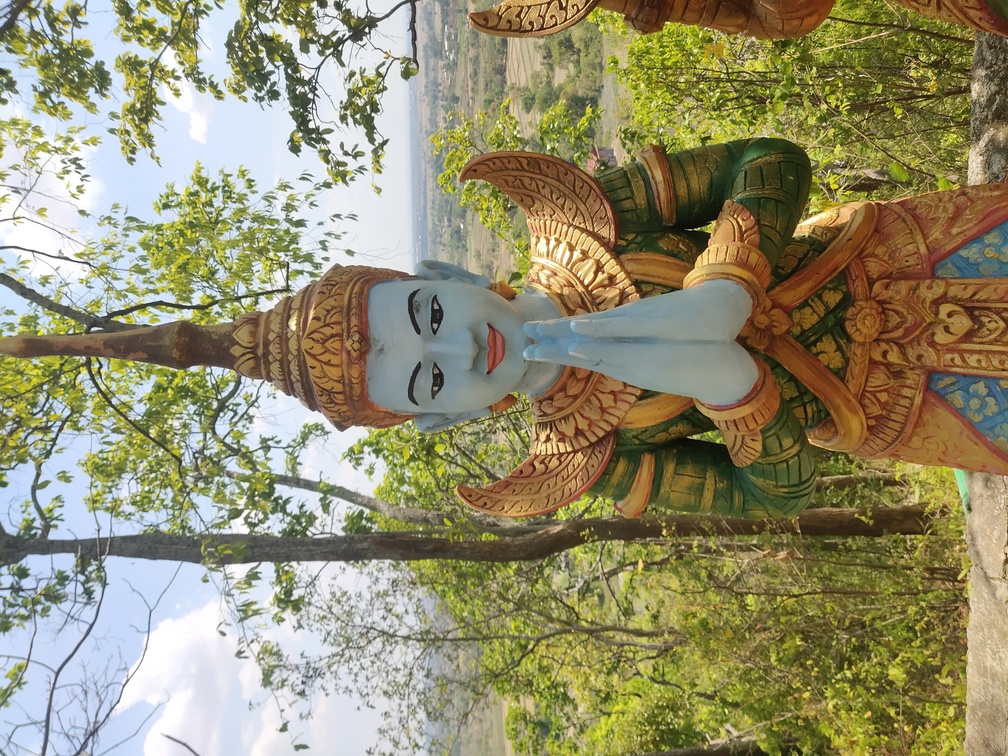 Phnom Sambok Pagoda statue