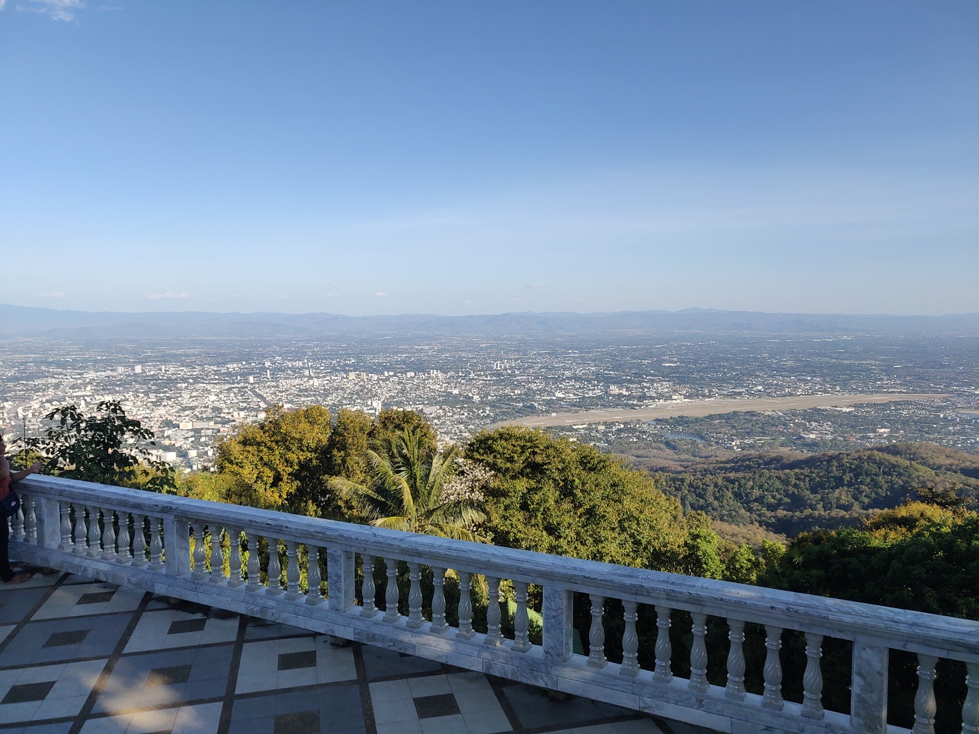 Vue sur Chiang Mai depuis Doi Suthep