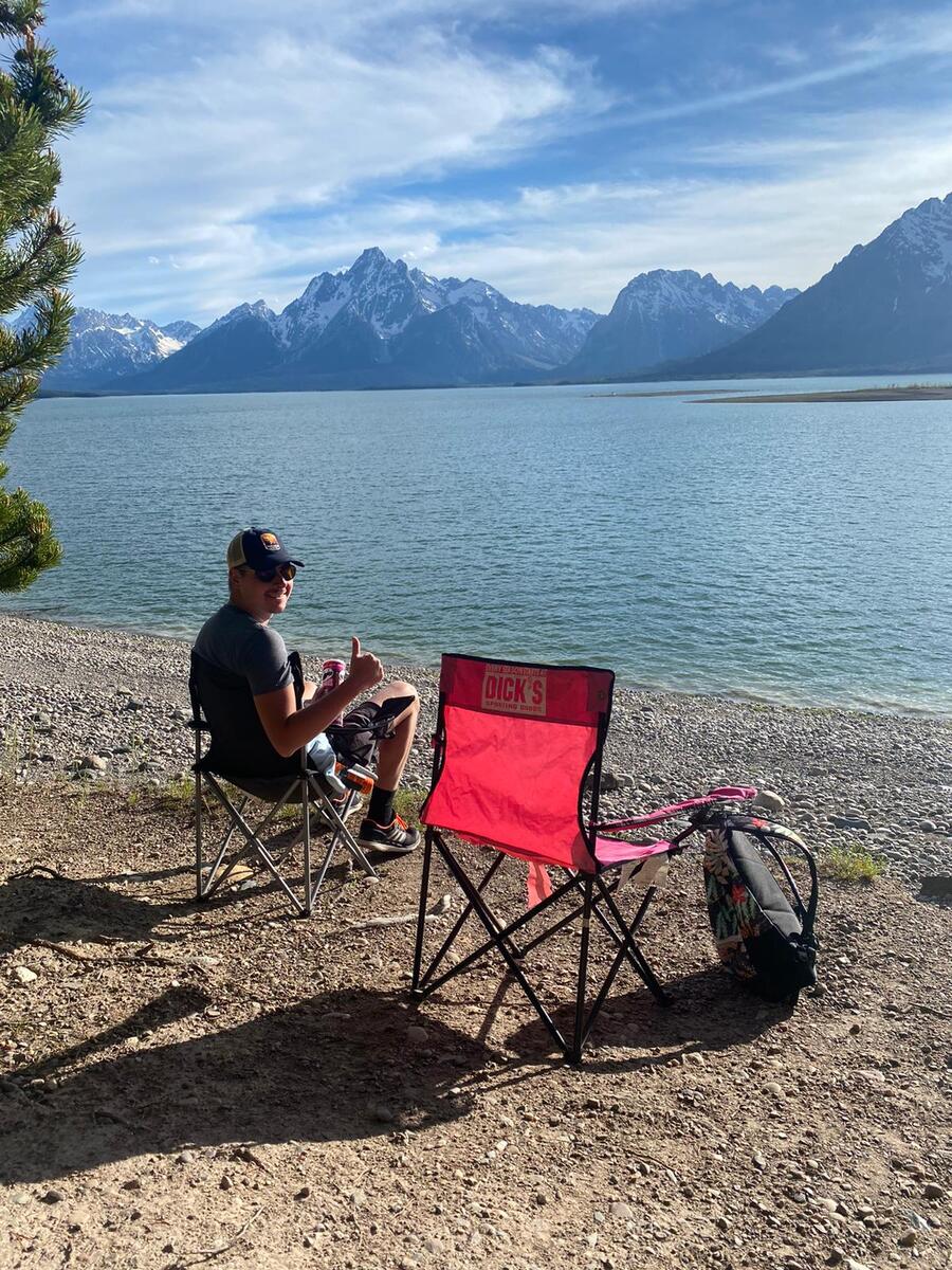 Grand Teton Lake view