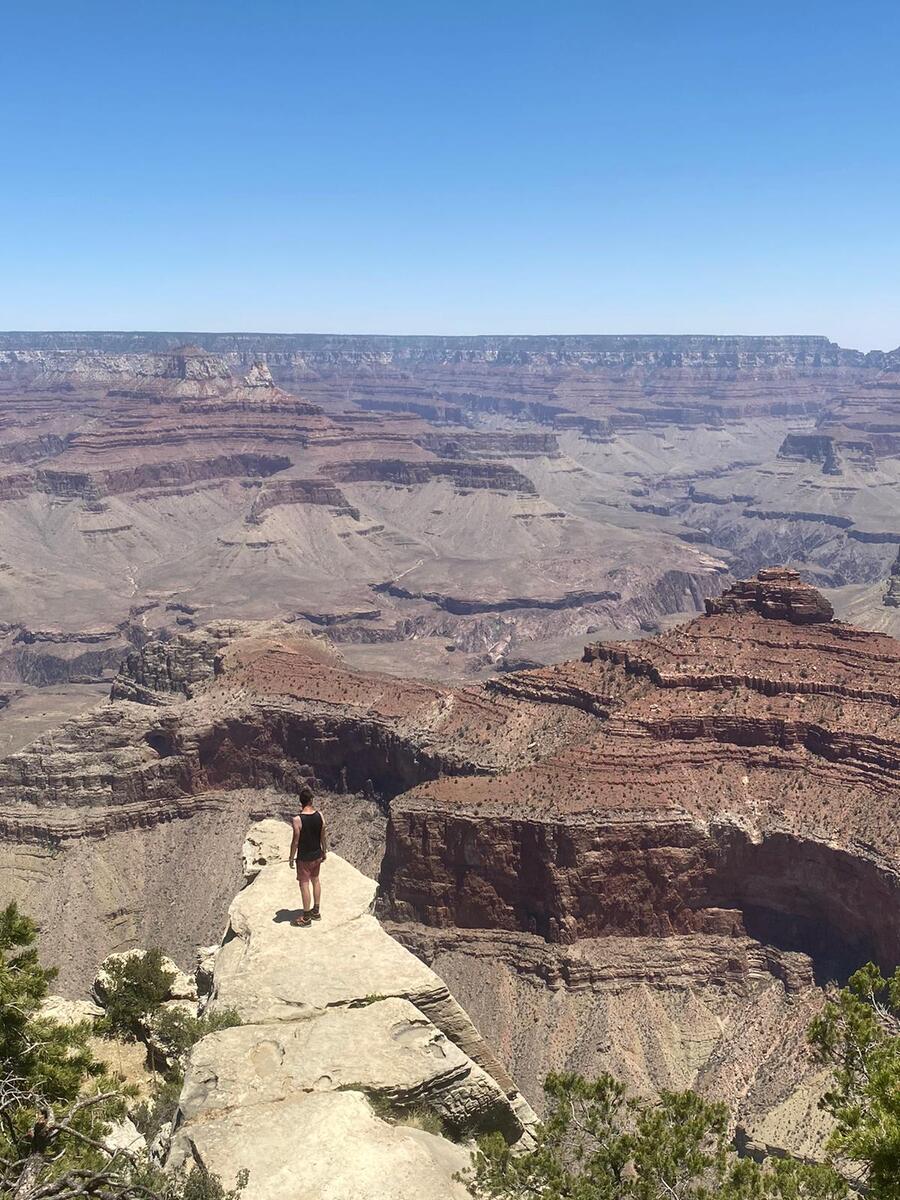 Romain au Grand Canyon