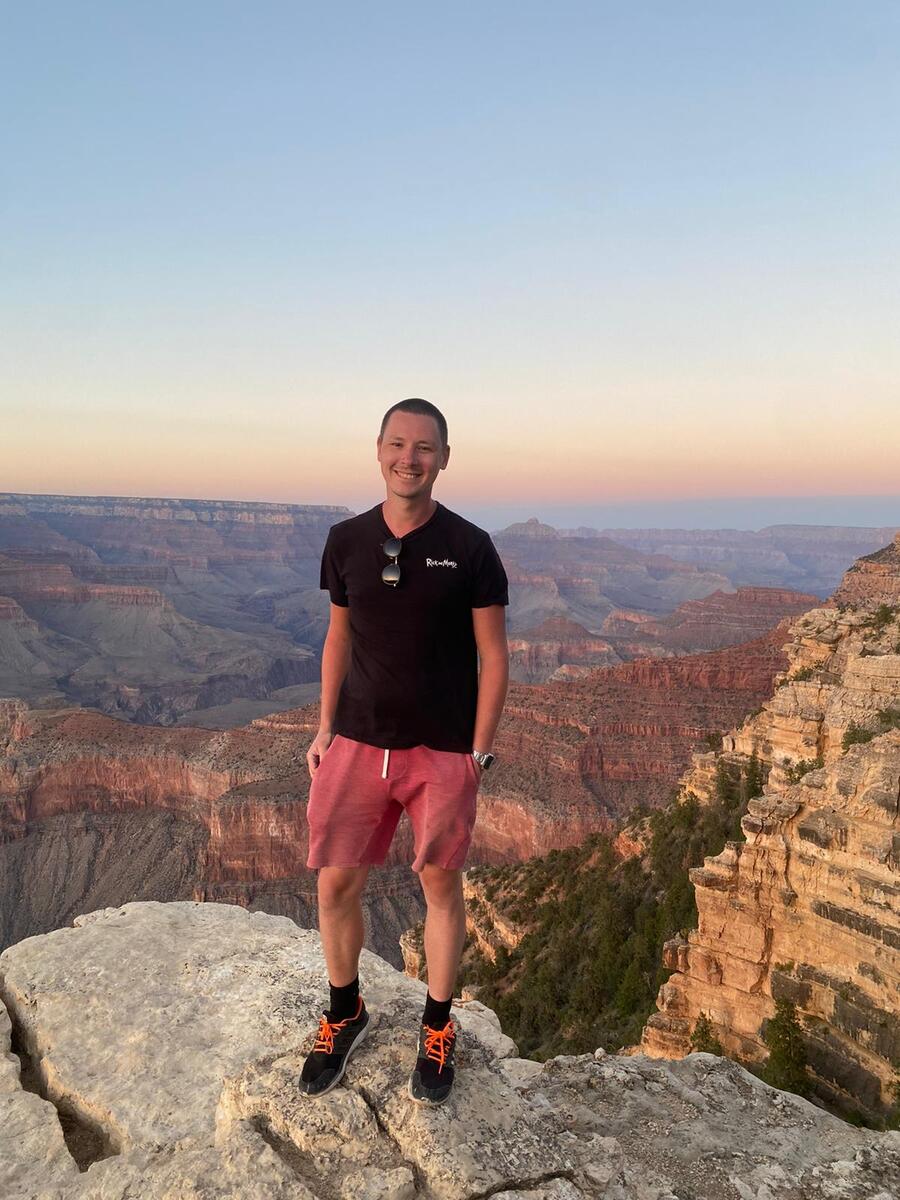 Romain au Grand Canyon