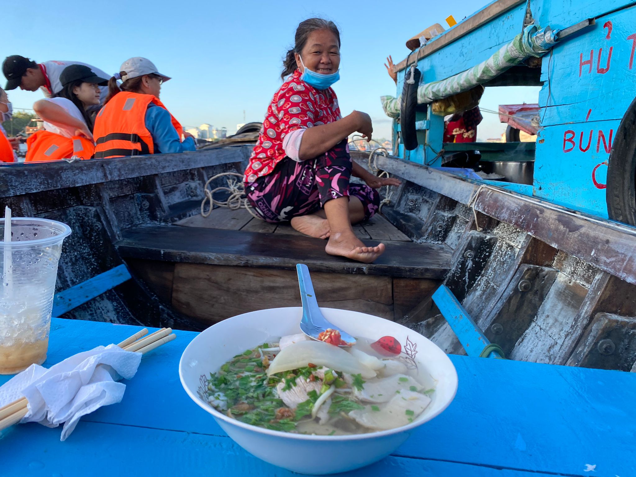 Petit déjeuner sur le Floating Market